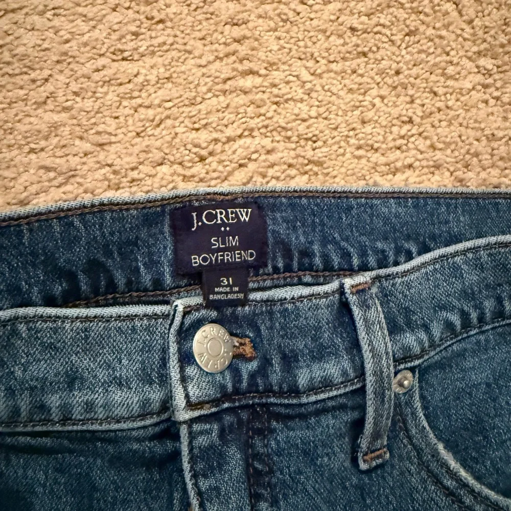 J. Crew Slim Boyfriend Cropped Jeans - Picture 3 of 3